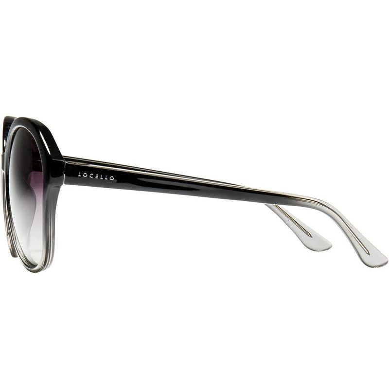 The Graduated Black WILLOW Sunglasses by LOCELLO are currently available at Rawspice Boutique.