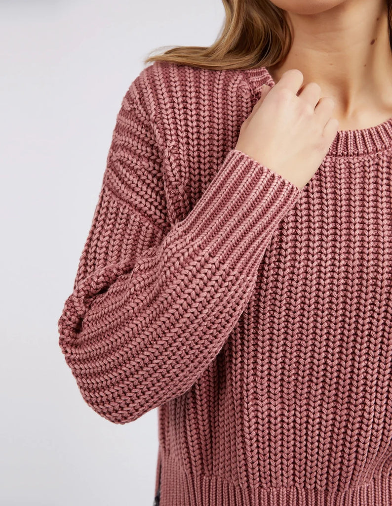 The Apple Butter Winnie Knit Crew by FOXWOOD is currently available at Rawspice Boutique.