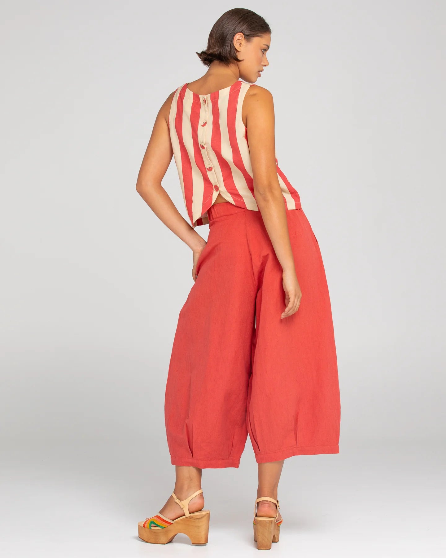 The Paprika Zetta Pant by BOOM SHANKAR is available at Rawspice Boutique.