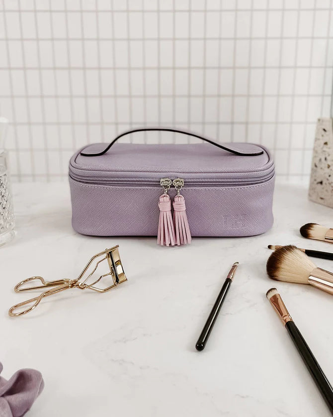 Fifi Cosmetic Case - Lilac by Louenhide is available at Rawspice Boutique.