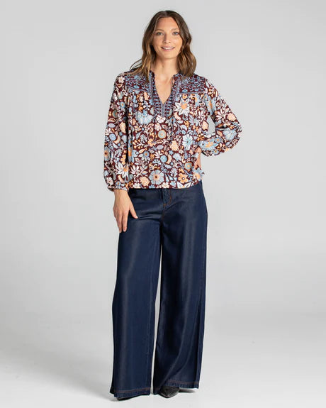 Fleetwood Top - Viola by Boom Shankar is available at Rawspice Boutique.