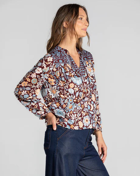 Fleetwood Top - Viola by Boom Shankar is available at Rawspice Boutique.