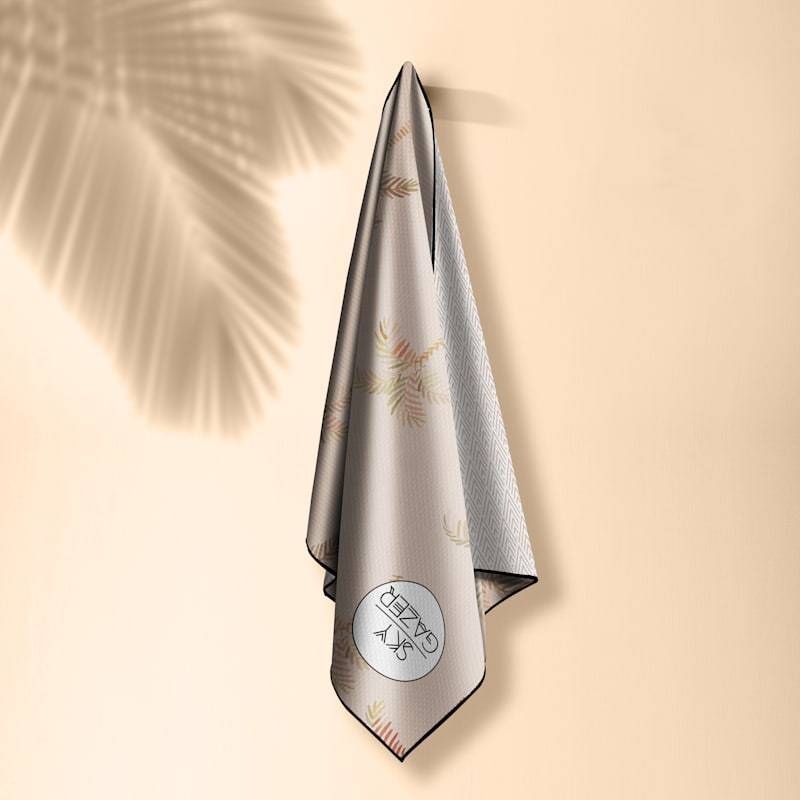The Mooloolaba The Ultimate Beach Towel - by Sky Gazer currently available at Rawspice Boutique.