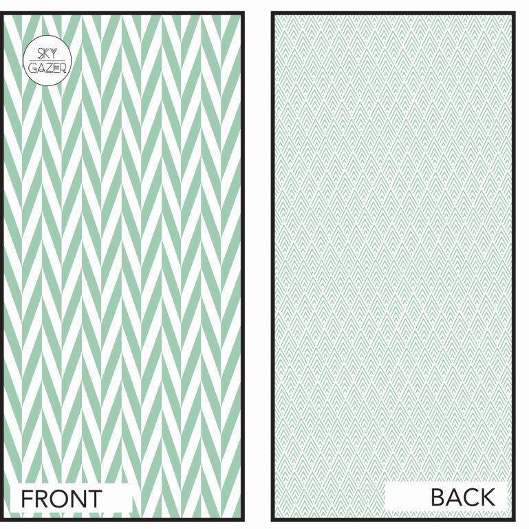 The Noosa Mint The Ultimate Beach Towel - by Sky Gazer currently available at Rawspice Boutique