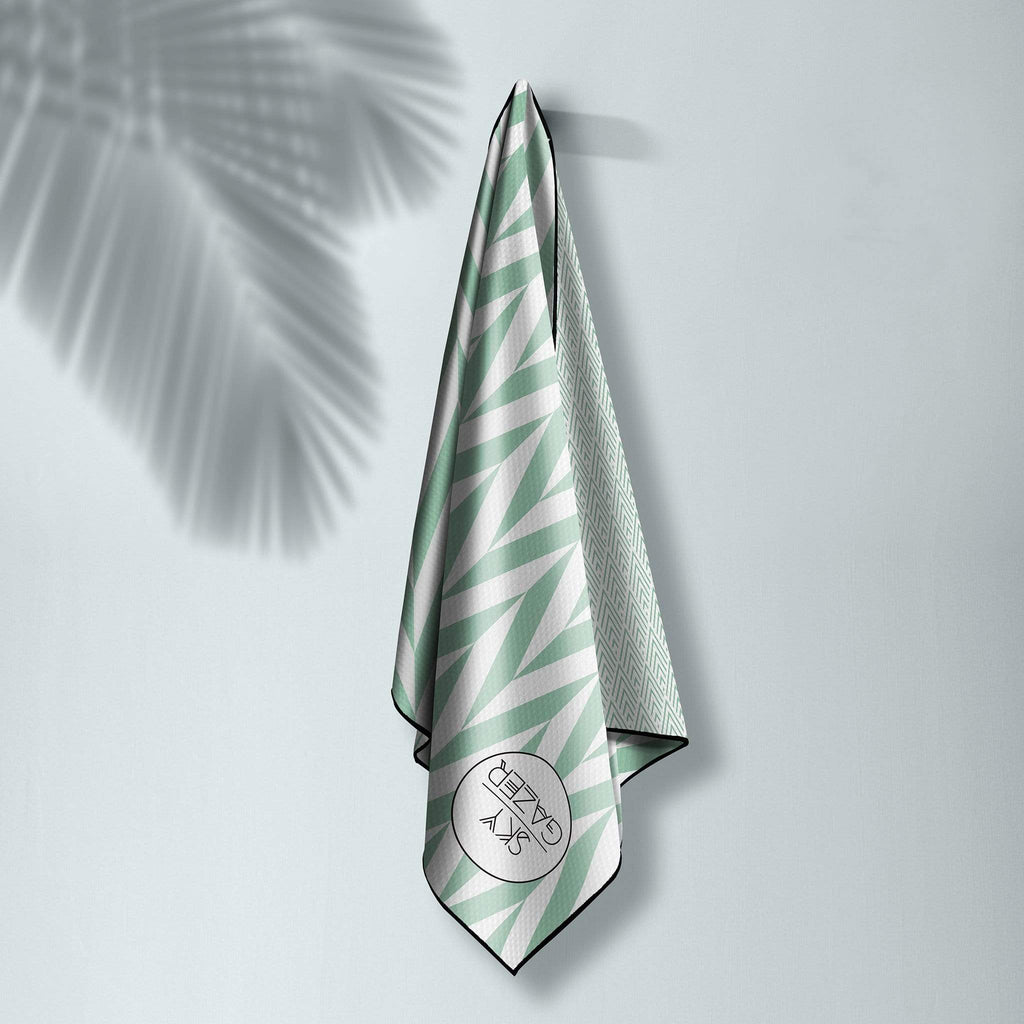 The Noosa Mint The Ultimate Beach Towel - by Sky Gazer currently available at Rawspice Boutique