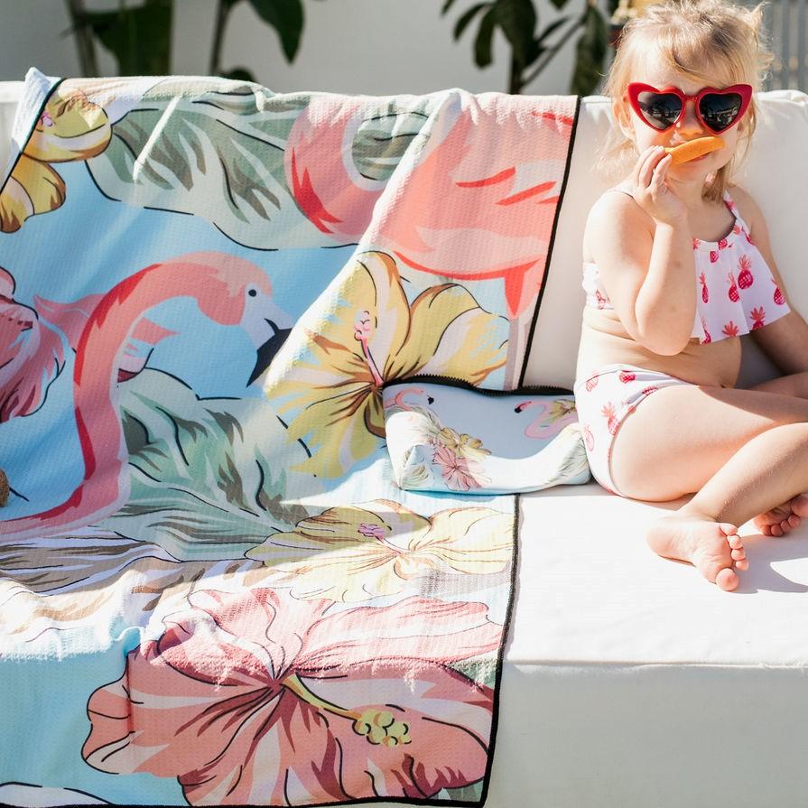 The Byron The Ultimate Beach Towel - by Sky Gazer currently available at Rawspice Boutique. 