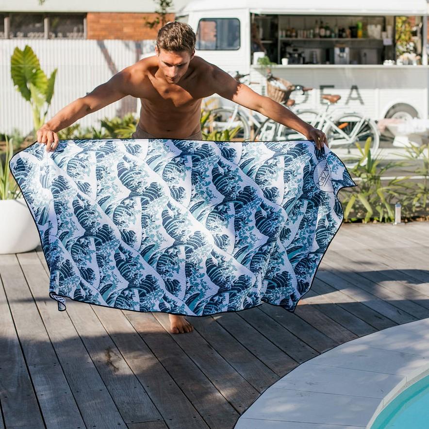 The Mandalay The Ultimate Beach Towel - by Sky Gazer currently available at Rawspice Boutique. 