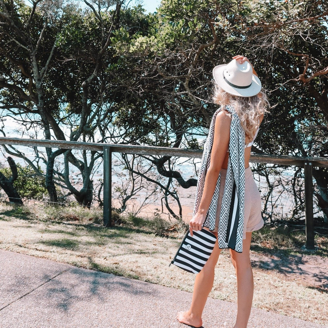 The Hamilton The Ultimate Beach Towel - by Sky Gazer currently available at Rawspice Boutique. 