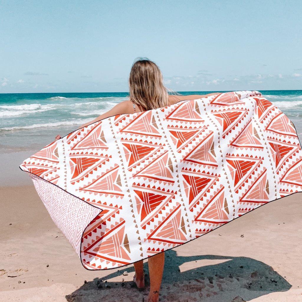 The Lennox The Ultimate Beach Towel - by Sky Gazer currently available at Rawspice Boutique. 