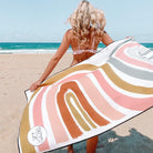 The Rainbow The Ultimate Beach Towel - by Sky Gazer currently available at Rawspice Boutique. 